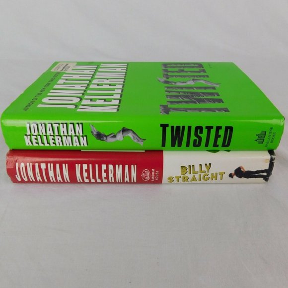 Lot of 2 Jonathan Kellerman HCDJ Petra Connor Billy Straight 1998 Twisted 2004 - Picture 1 of 9